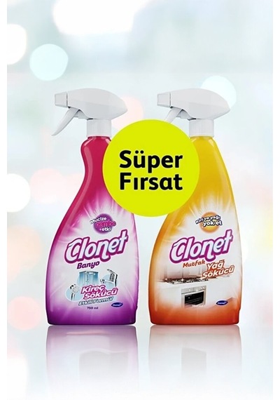 3 Adet Diversey Clonet Banyo Ve Mutfak Sprey 2'li Diğer