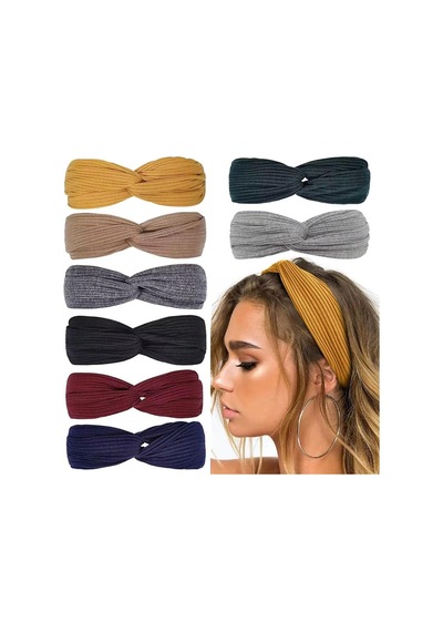 Yumuşak Dokulu Pastel Renkli Kumaş Taç/saç Bandı Mavi Gri - 637085459 Gri - 637085459 Gri