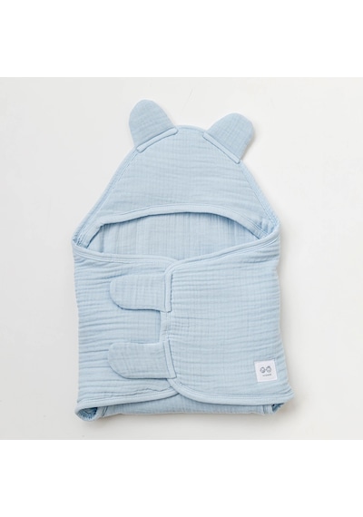 Bebek Kundak Swaddle Muslin Home Ac25879 Mavi