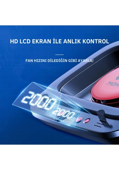 Coofbe Profesyonel Yükseklik Ayarlı 2400rpm Rgb Işıklı Laptop Soğutucu Turbo Soğutma Radyatörü 14-19.3inç