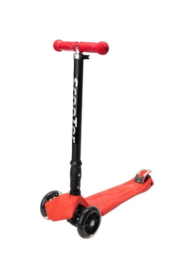 Xslide Işıklı Tekerlekli Scooter-KIRMIZI