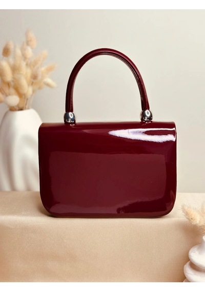 Elora Atelier Elora Gloss Bordo Çanta Çok Renkli