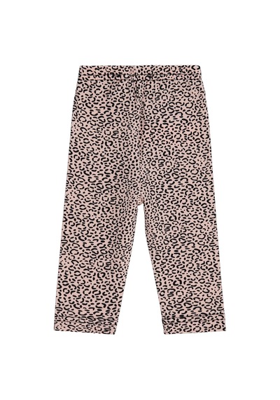 Civil Baby Leopar Baskılı 6-18 Ay Tayt - Siyah 12-18 Ay