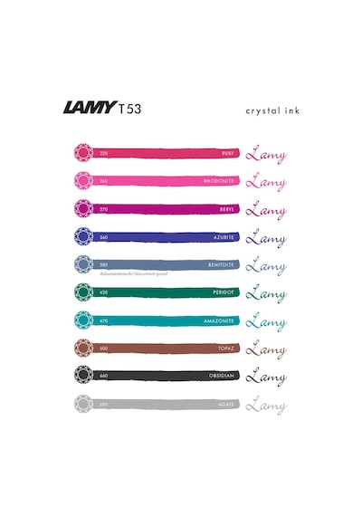 Lamy Crystal T53 Şişe Mürekkep Azurite