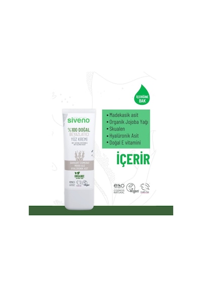 Siveno Doğal Beyazlatıcı Yüz Kremi 30 Ml