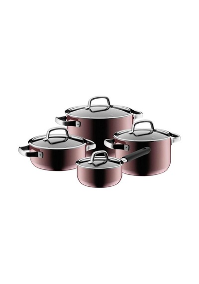 Wmf Fusiontec Tencere Seti 4 Parça Pembe Kuartz Yenigibi