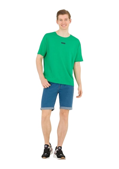 U.S. Polo Assn. Erkek Comfort Bisiklet Yaka Tişört Yeşil