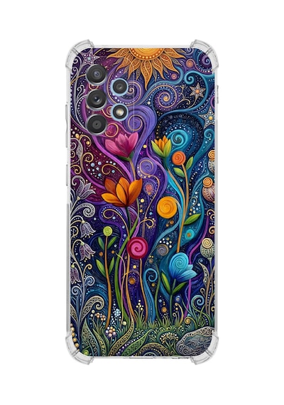 Printify Samsung Galaxy A52 İle Uyumlu Düşlerin Dansı Serisi Rüyalar Ötesi Tasarımlı Uv Baskılı Köşe Korumalı Antişok Kılıf Şeffaf