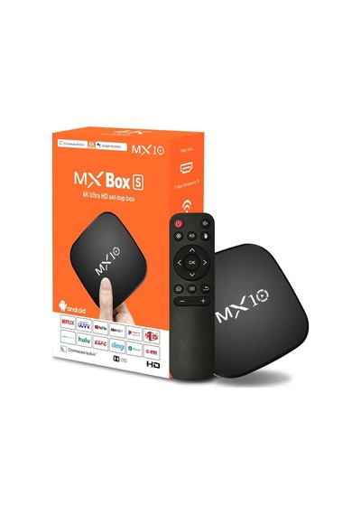 Akıllı Tv Kutusu Mx Boxs Android 7.1 Tv Kutusu 2.4g Wifi Allwinner 4g Ram 4k Tv Box Siyah - 586872582