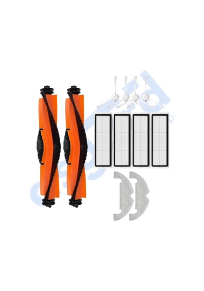 Xiaomi Mop 2 Ultra X10 Uyumlu 2 Ana Fırça 4 Yan Fırça 4 Filtre 2 Mop Pkt-iasgf0001301
