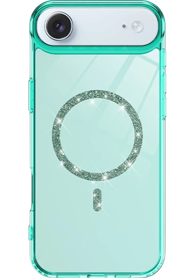 Newface Apple İphone 17 Air Live Diamond Magsafe Kapak - Yeşil