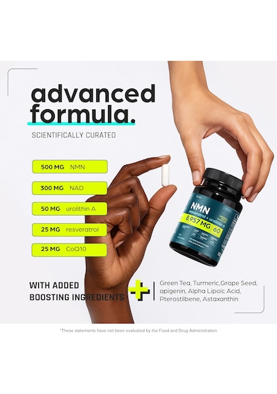 Thinbi Nmn & Nad Supplement 8957mg With Urolithin A, 60 Kapsül