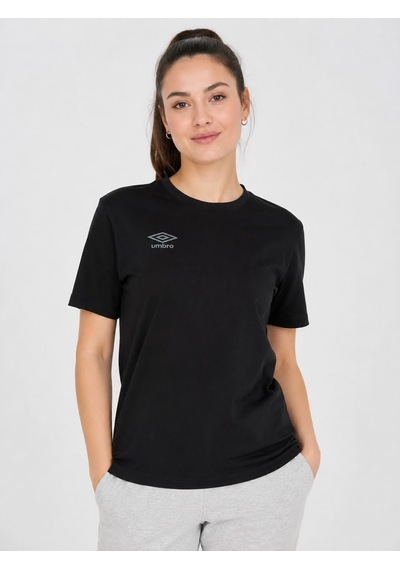 Umbro Season Siyah Pamuklu Kadın Spor Tişört - Vf0510