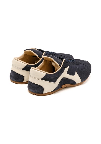 Sneaker Günlük Kadın Rc-25y-187-mıu1005 John May Laci Süet - Bej Cilt Laci Süet - Bej Cilt Lacivert - Bej