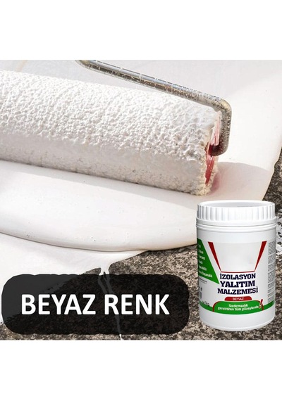 Yalıtım Malzemesi 1 Kg Beyaz Renk Su Sızdırmaz Elastik Boyanabilir Rutubet Nem İzolasyon Yalıtımı