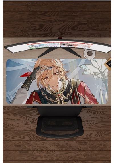 Kaveh Genshin Impact Anime Oyuncu V4 - 90x40 Xxl Gaming Mouse Pad Fare Altlığı