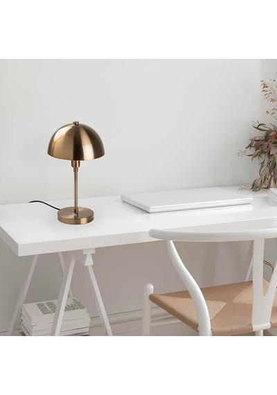 Penumbra Masa Lambası, Metal Gövde, Kablolu Elektrikli, E14 Duy Eskitme Çok Renkli