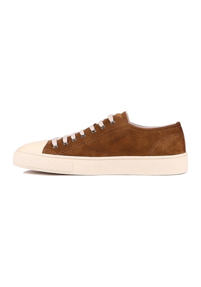 Shoetyle - Taba Hakiki Süet Bağcıklı Erkek Sneaker 666-25-1250 Taba