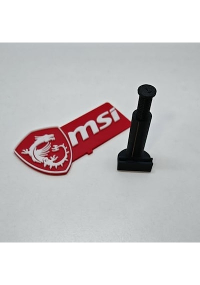 Msı Logolu Ayarlanabilir Ekran Kartı Tutucu - Gpu Sarkma Önleyici Yükseklik Ayarlı Destek Aparatı 60mm - 105mm