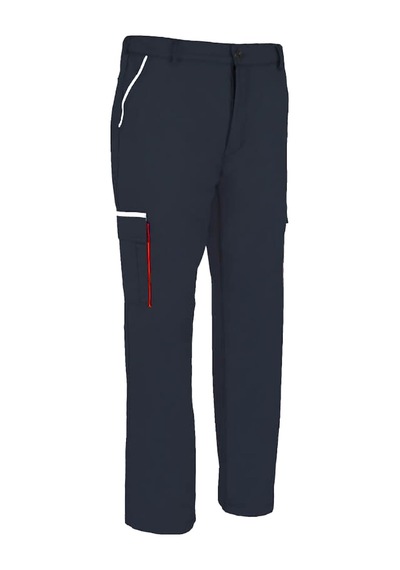 Ssm 0191 16\12 Gabardin Reflektörlü Renkli Biyeli İş Pantolonu