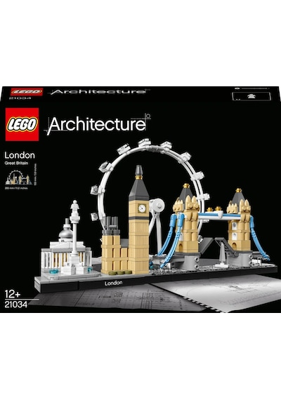 LEGO® Architecture Londra 21034 12+ Yaratıcı Oyuncak Yapım Seti - 468 Parça
