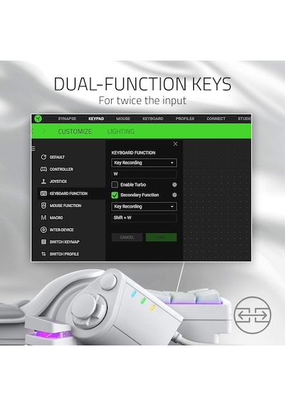 Razer Tartarus Pro - Oyun Tuş Takımı - Analog-optik Düğmelere Ve
