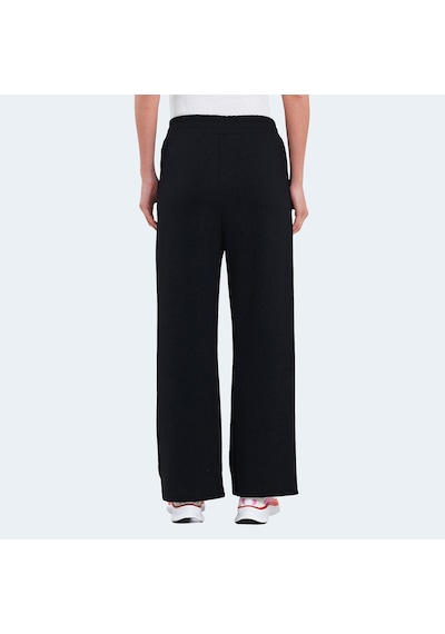 Slazenger VILLE Kadın Cepli Bol Paça Siyah Eşofman Altı