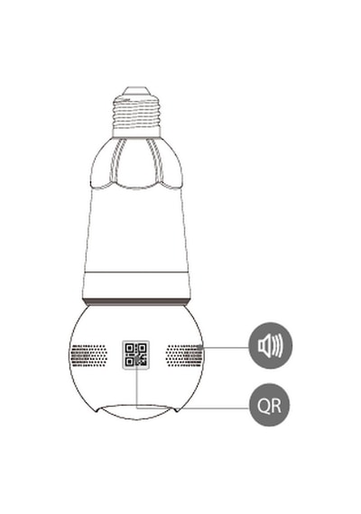 Imou IPC-S6DP-3M0WEB 3 MP Bulb Cam Kablosuz Ampul Kamera