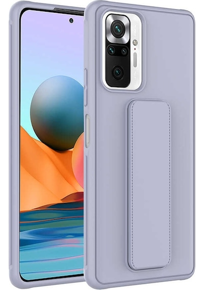 Xiaomi Redmi Note 10 Pro Kılıf Zore Qstand Katlanabilir Standlı Kılıf