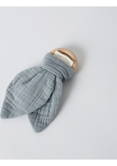 Organicera Muslin Diş Kaşıyıcı Gri Çok Renkli