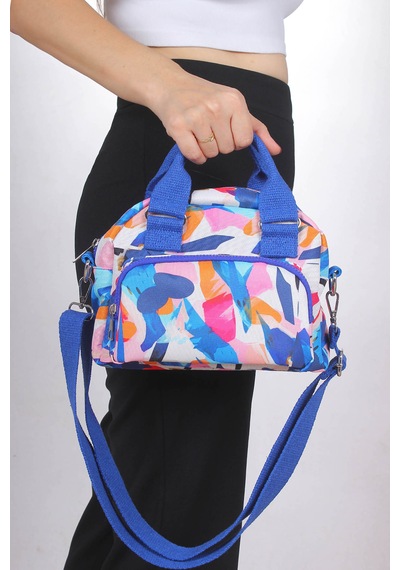 Kore Tarzı Çanta Crossbody, Desenli Kadın Omuz Çantası