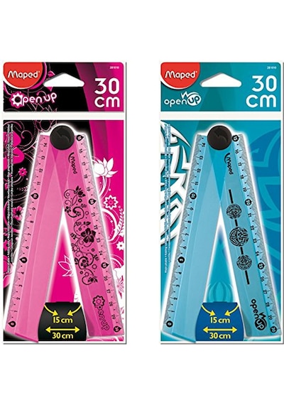 Maped 81010 Cetvel 15/30CM Katlanabılır Mın- Mx Şeffaf
