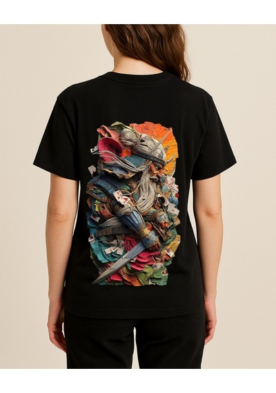 Hugo Boss Kral Baskılı T-shirt Siyah