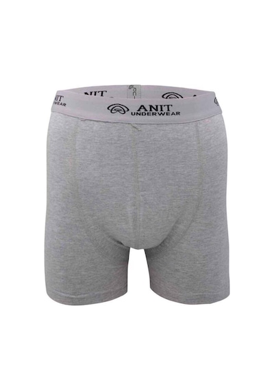 Anıt Kısa Paça Likralı Erkek Boxer Gri - 1115a
