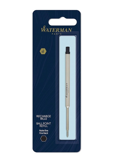 Waterman Tükenmez Kalem Refill, Tekli Blister, Fine F Uç, Siyah - 1964017 -