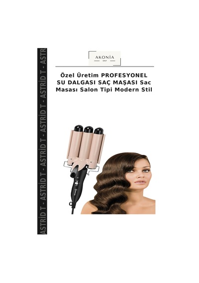 Özel Üretim Profesyonel Su Dalgası Saç Maşası Sac Masası Salon Tipi Modern Stil