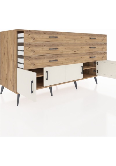 Kronos Konsol 2 Raflı 6 Çekmeceli 4 Kapaklı 176x59x99 Çam-aytaşı/ Çam-aytaşı/çam Kronos Konsol 2 Raflı 6 Çekmeceli 4 Kapaklı 176x59x99 Çam-aytaşı/ Çam-aytaşı/çam