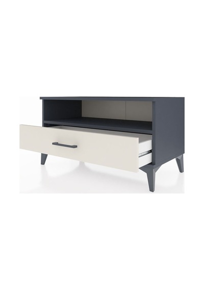 Hyperion Şifonyer Tek Raflı Tek Çekmeceli 88x44x48 Antrasit-a... Antrasit