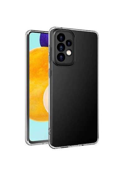 Zore Galaxy Uyumlu A73 Kılıf Kamera Korumalı Süper Silikon Kapak - Renksiz Renksiz