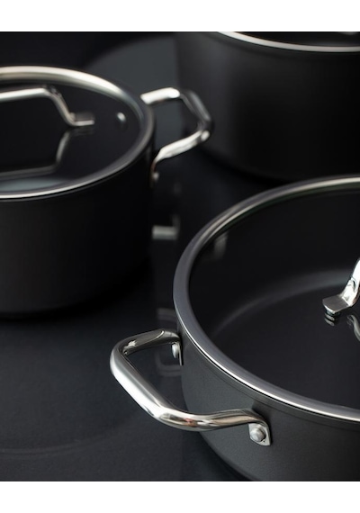 Madame Coco Titanium Profesional Tencere Seti Antrasit