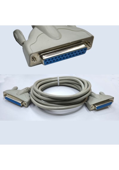 Lpt 25 Pin Paralel Port Yazıcı Kablosu Db25 Dişi Yazıcı Kablosu 3m