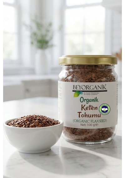 Beygurme Organik Keten Tohumu 100 G