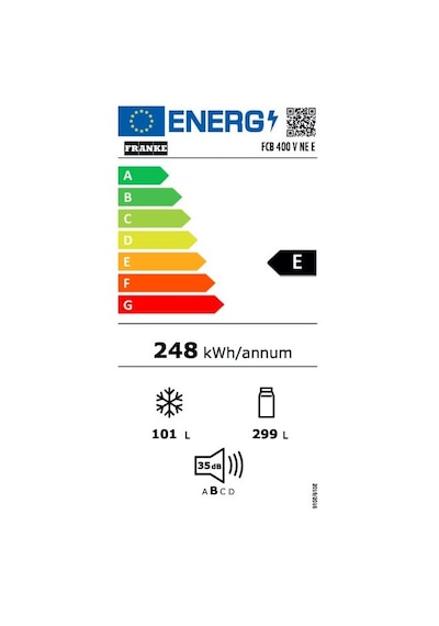 Franke FCB 400 V NE E 401 LT Kombi Ankastre Buzdolabı