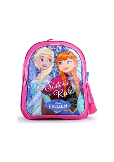 Disney Frozen Lisanslı Okul Sırt Çantası, Elsa & Anna Sisters Rules, 33x49 Cm, Pembe Diğer