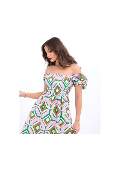 Butik İstanbul 5525 Elbise-ferrara Altın