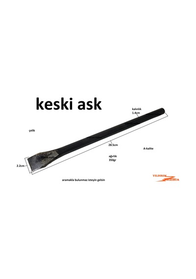 Keski Aks Çelik Keski Sağlam Aks Keski