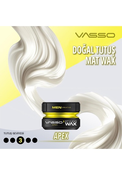 Saç Şekillendirici Mat Wax Tüm Saç Tipleri Doğal Tutuş Ve Mat Görünüm Matte Paste Apex 150 Ml