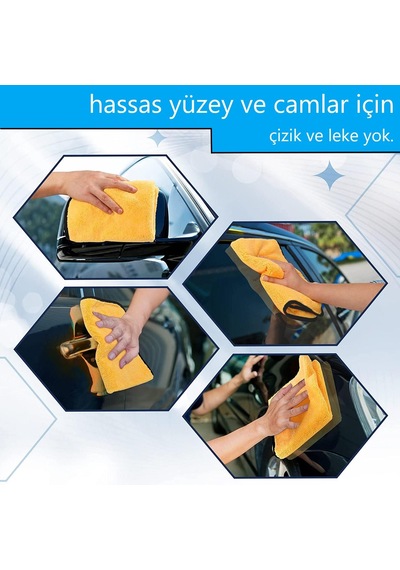 Alpars Süper Emici Microfiber Araç Yıkama Ve Kurulama Bezi 40x70 Sarı Alpars Süper Emici Microfiber Araç Yıkama Ve Kurulama Bezi 40x70 Sarı