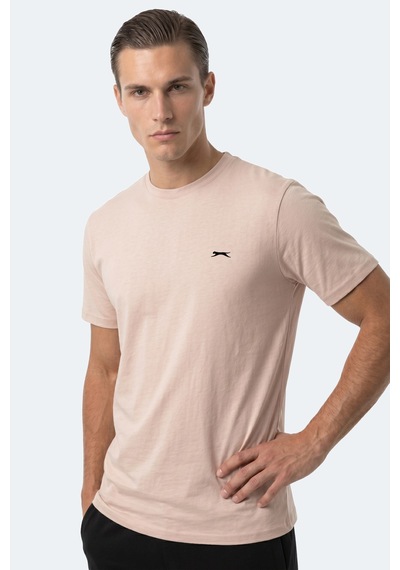 Slazenger Rosalva T Erkek Pamuklu Taş Gri Tişört