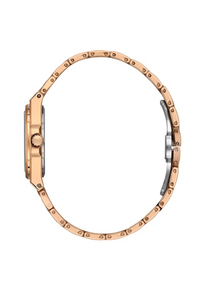 Daniel Klein Dke.1.13947.7 Modern Oval Kare Kasa Takvimli Çelik Kordonlu Kadın Kol Saati Rose Gold